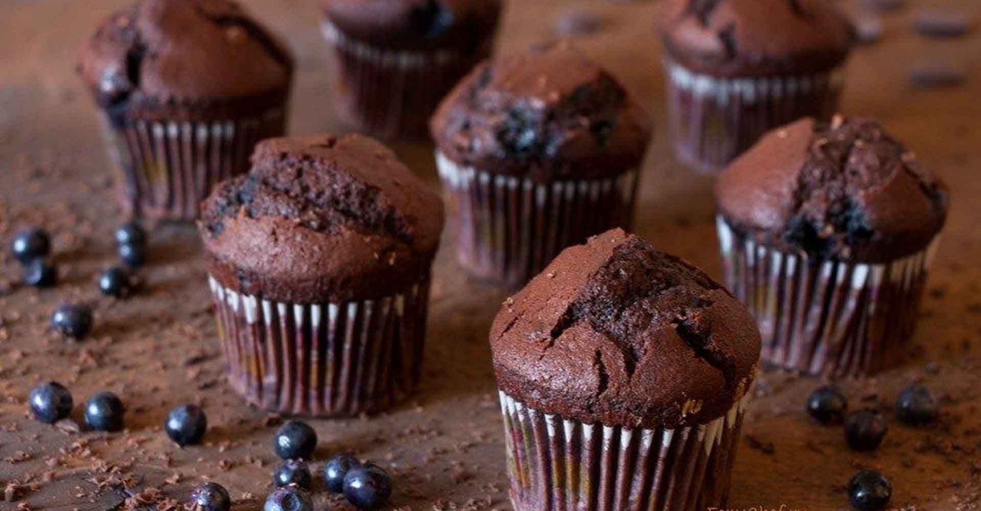 Čokoládové muffiny