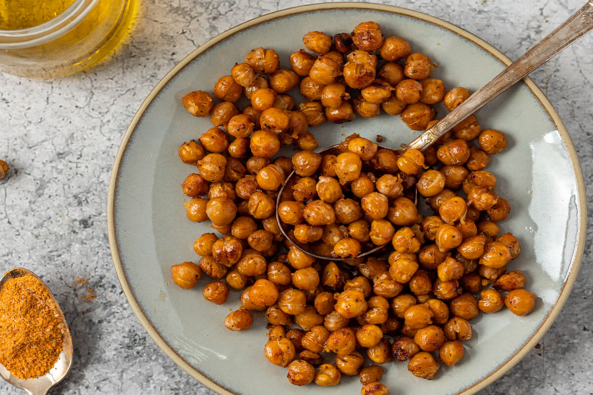 Smažený cizrna. Recept na zdravou a jednoduchou přílohu
