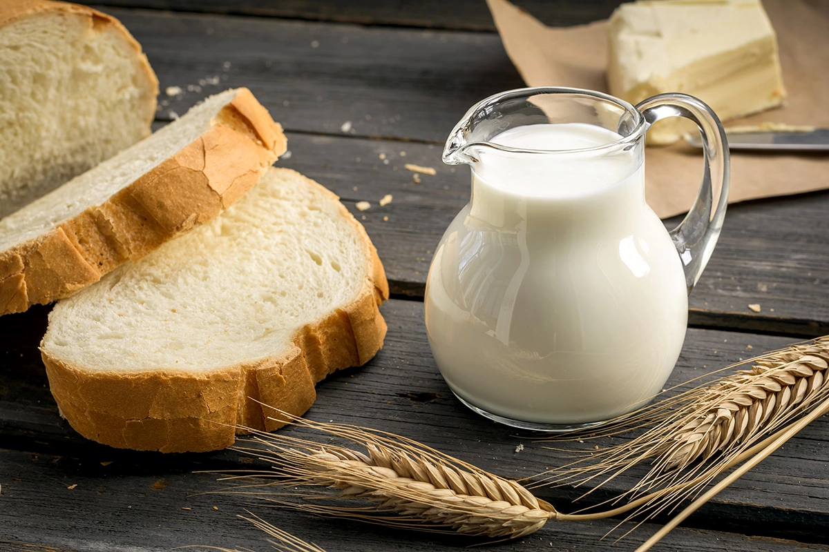 Recept na mléčný chléb, rychlý a jednoduchý