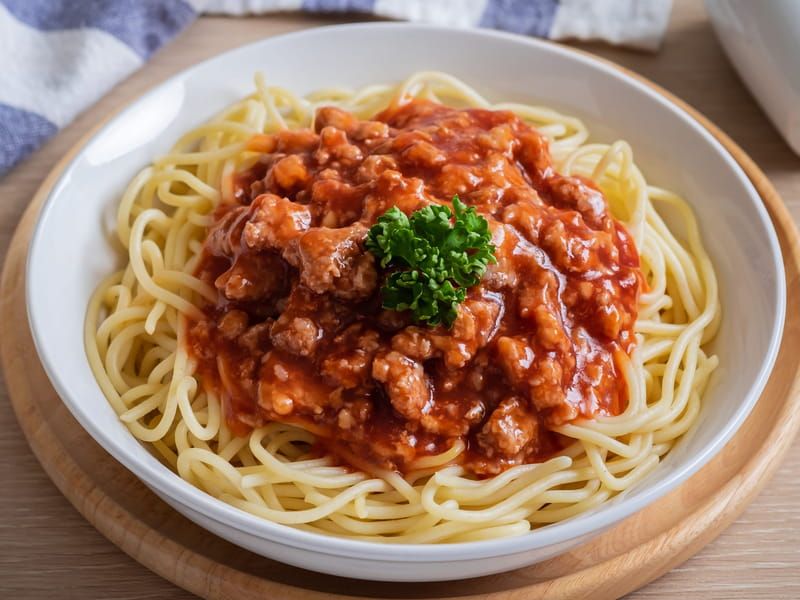 Domácí špagety bolognese