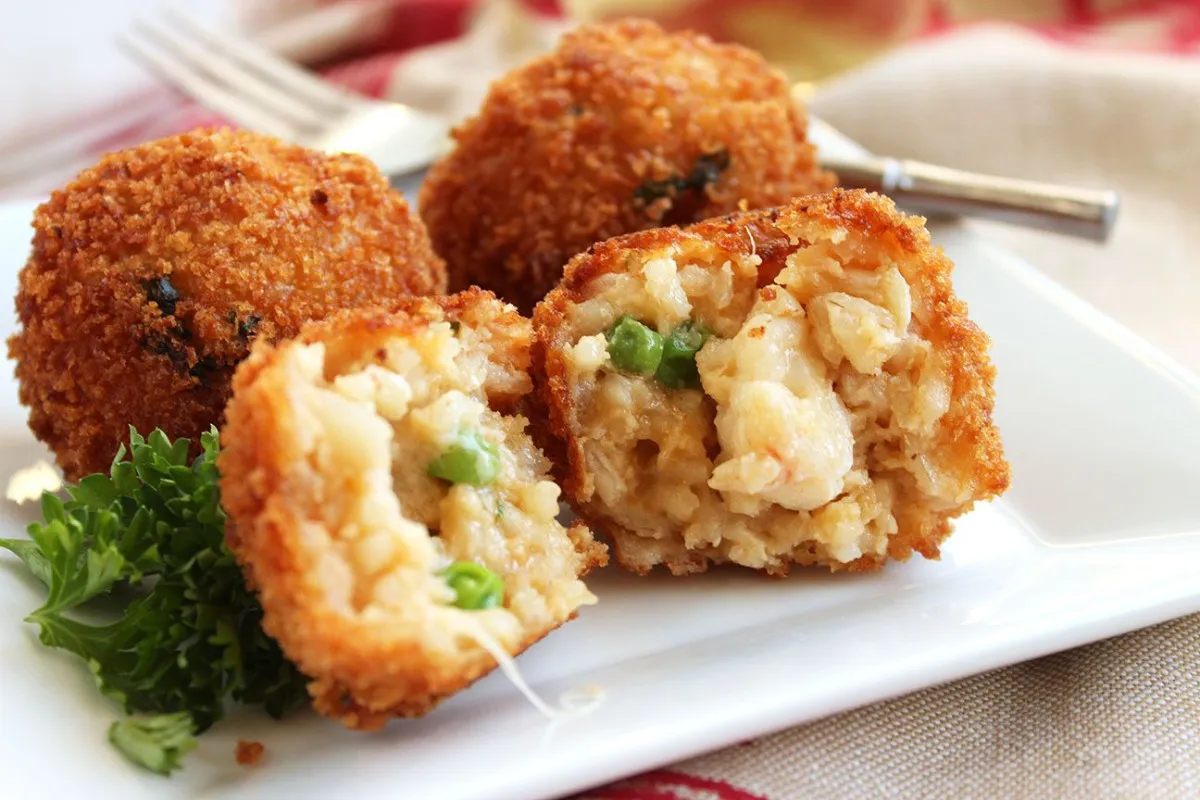 Domácí rýžové krokety: zlatavé, křupavé a chutné