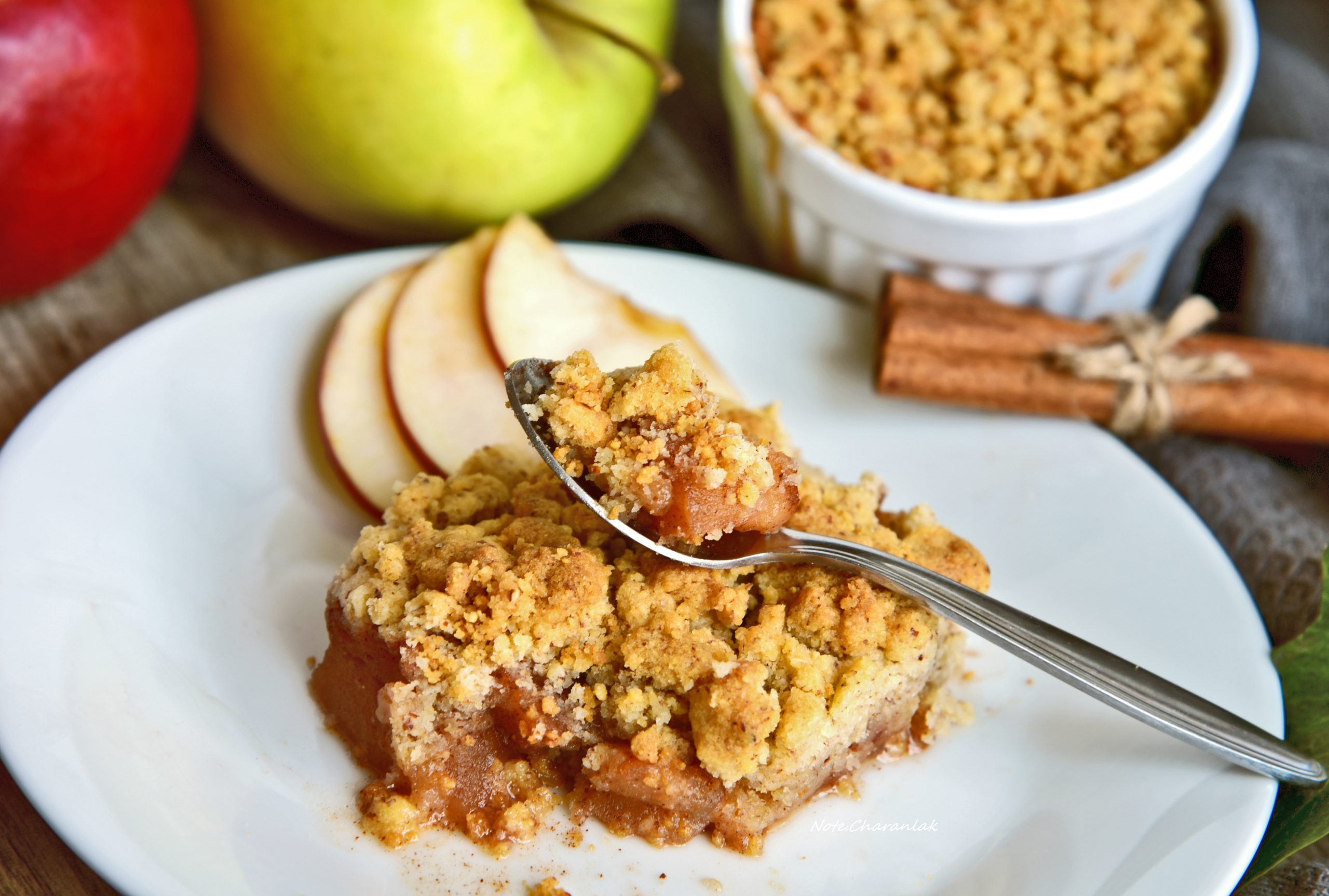 Jablečný ovesný crumble: recept pro zdravý start do dne