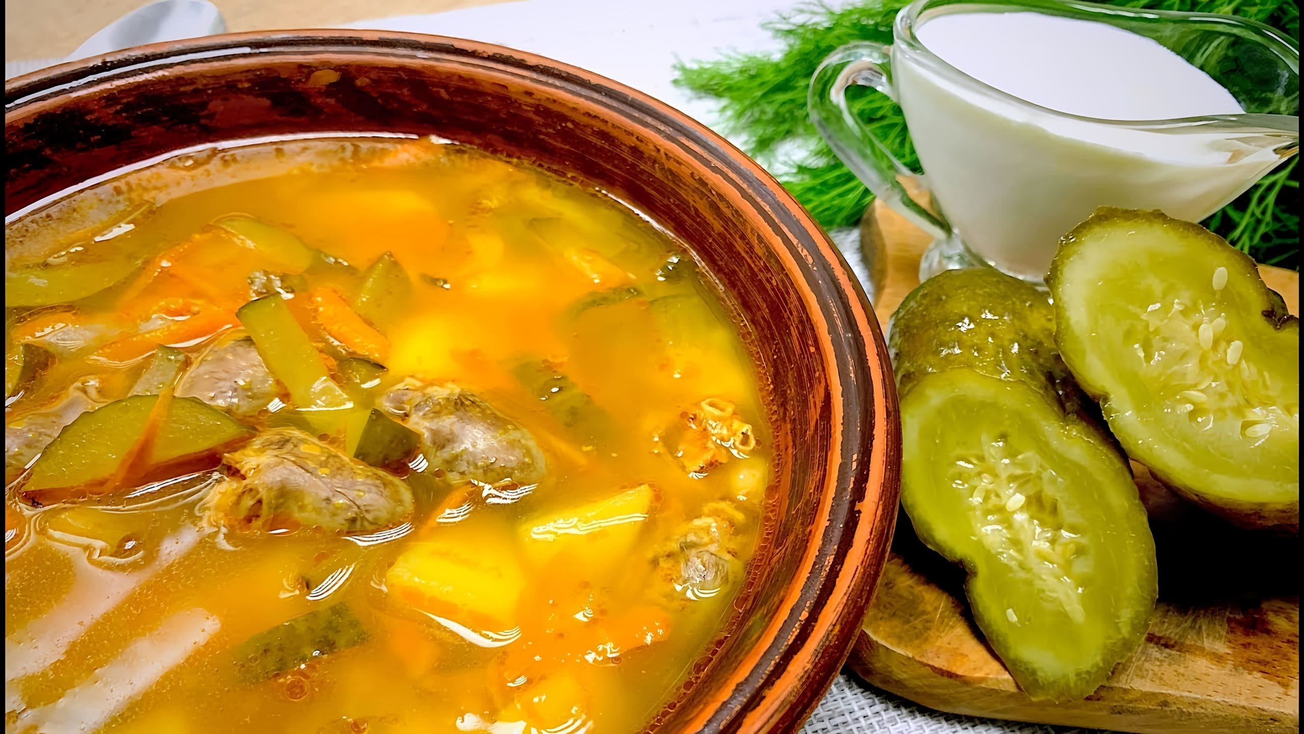Nejlepší okurková polévka na světě. Chutná jako od maminky