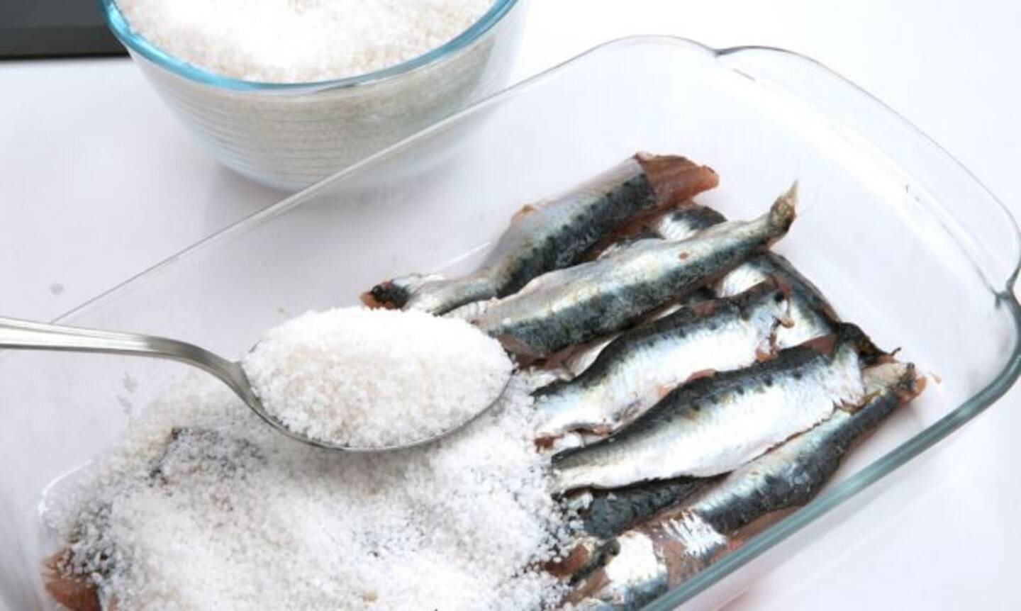 Sardinky v soli: jednoduché, zdravé a chutné