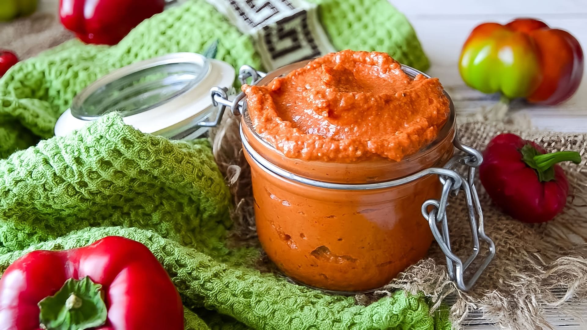 Zdravá pasta z pečených paprik – opravdový hit. Připravuji ji večer a ráno ji všichni chtějí k snídani.