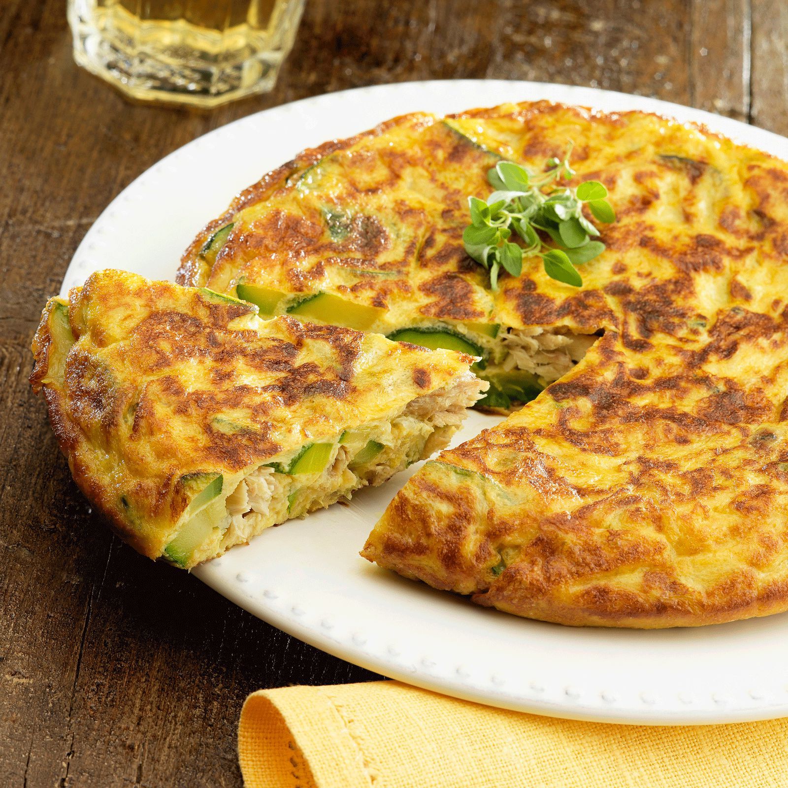 Tortilla ze cukety připravená ve fritéze: zdravější a rychlejší varianta