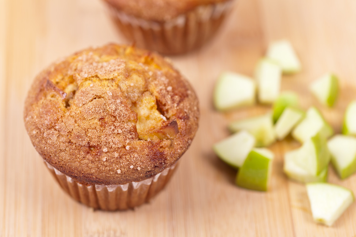 Jablečné muffiny z horkovzdušné fritézy: rychlé, jednoduché a vynikající