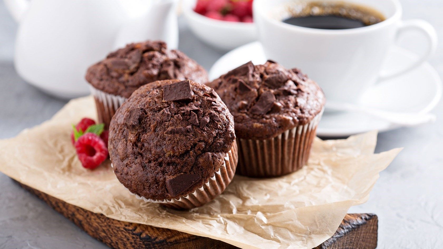 Čokoládové muffiny