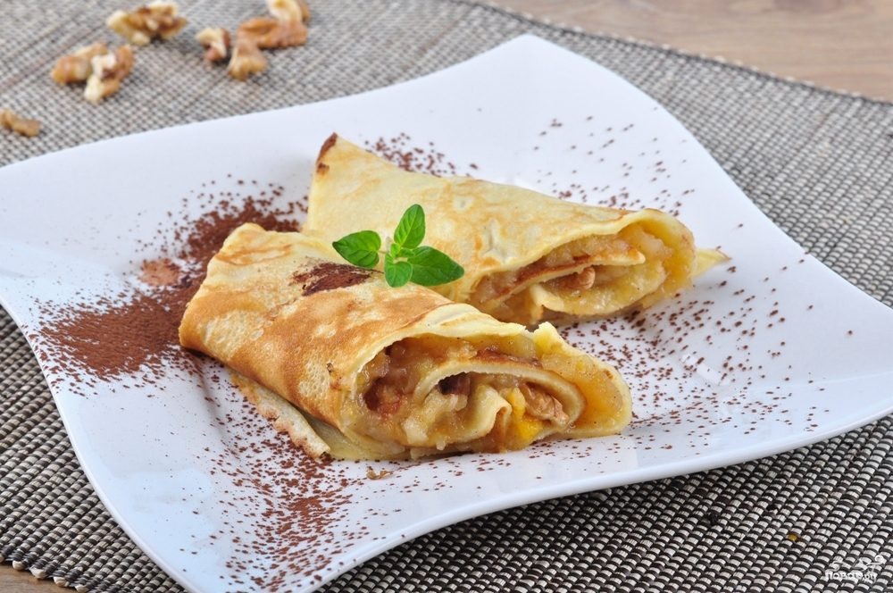 Jablečné palačinky: jednoduchý recept pro celou rodinu
