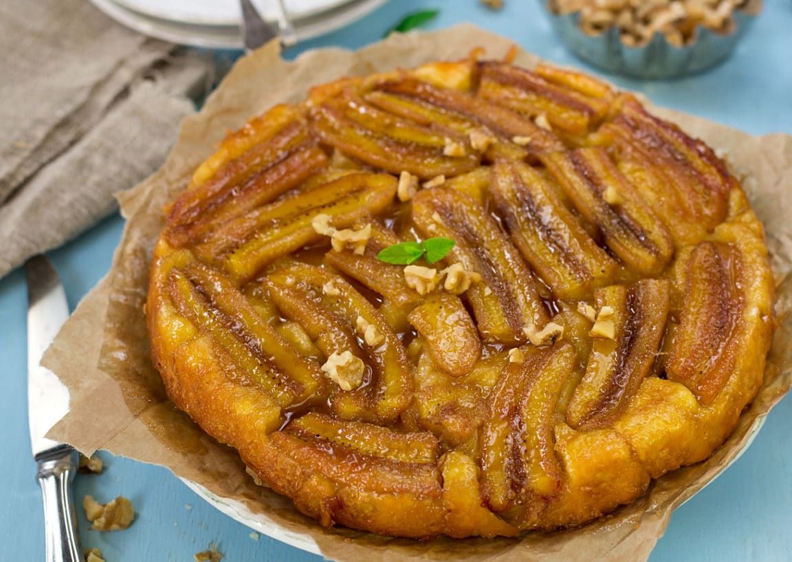 Obrácený banánový dort: neuvěřitelný recept, který potěší vaši rodinu