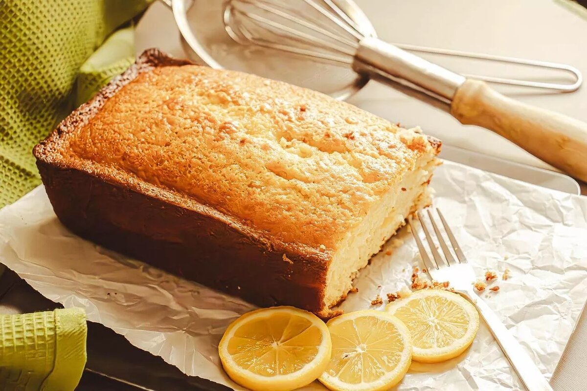 Veganský citronový dort