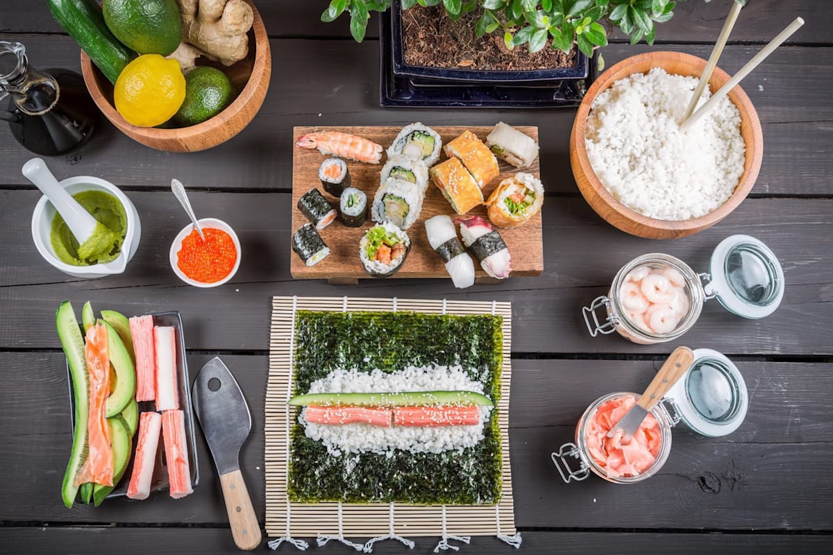 Příprava sushi doma